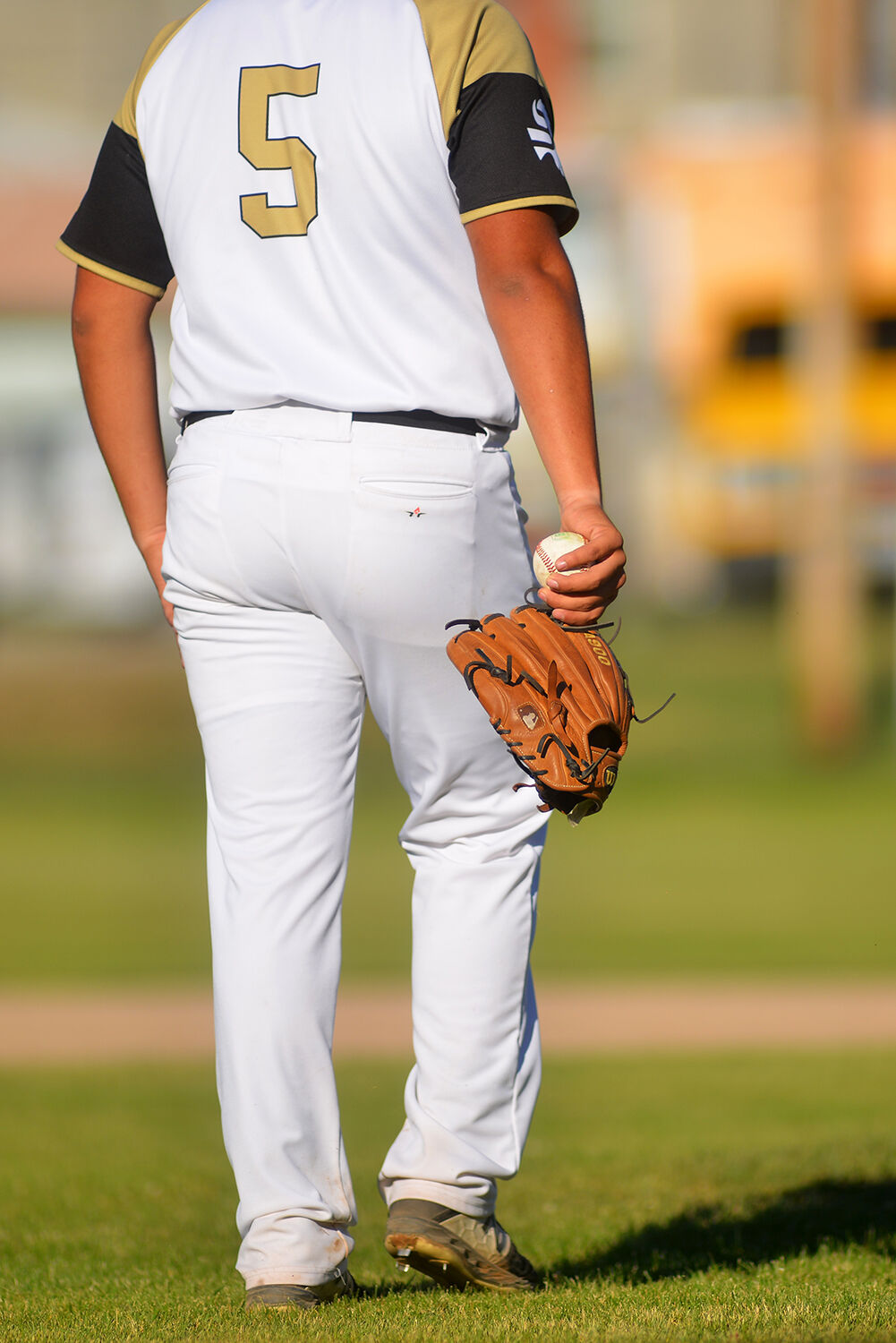 Steven McGee took the field mid game